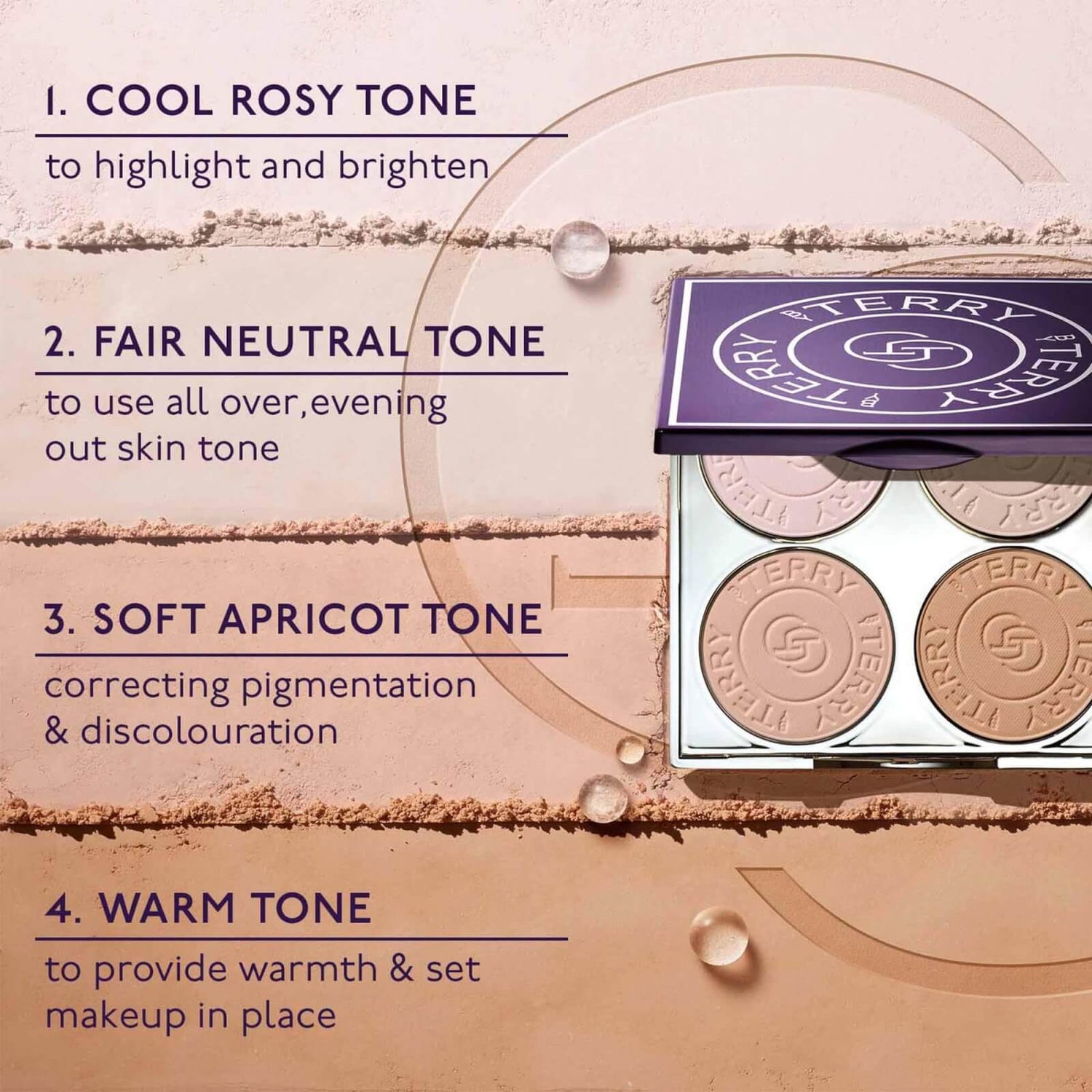 Hyaluronic Hydra Powder Palette N1. Fair to Medium