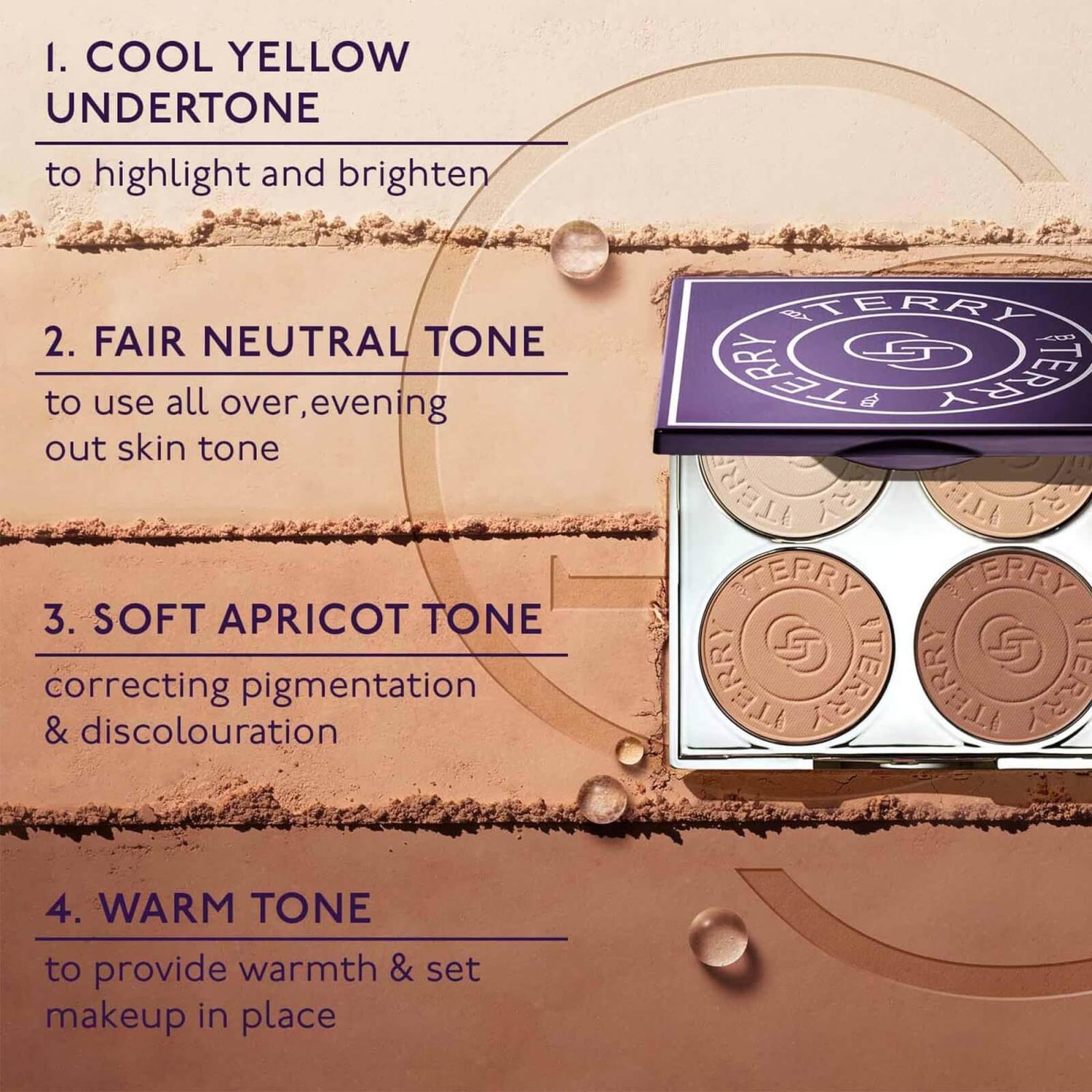 Hyaluronic Hydra Powder Palette N2. Medium to Warm