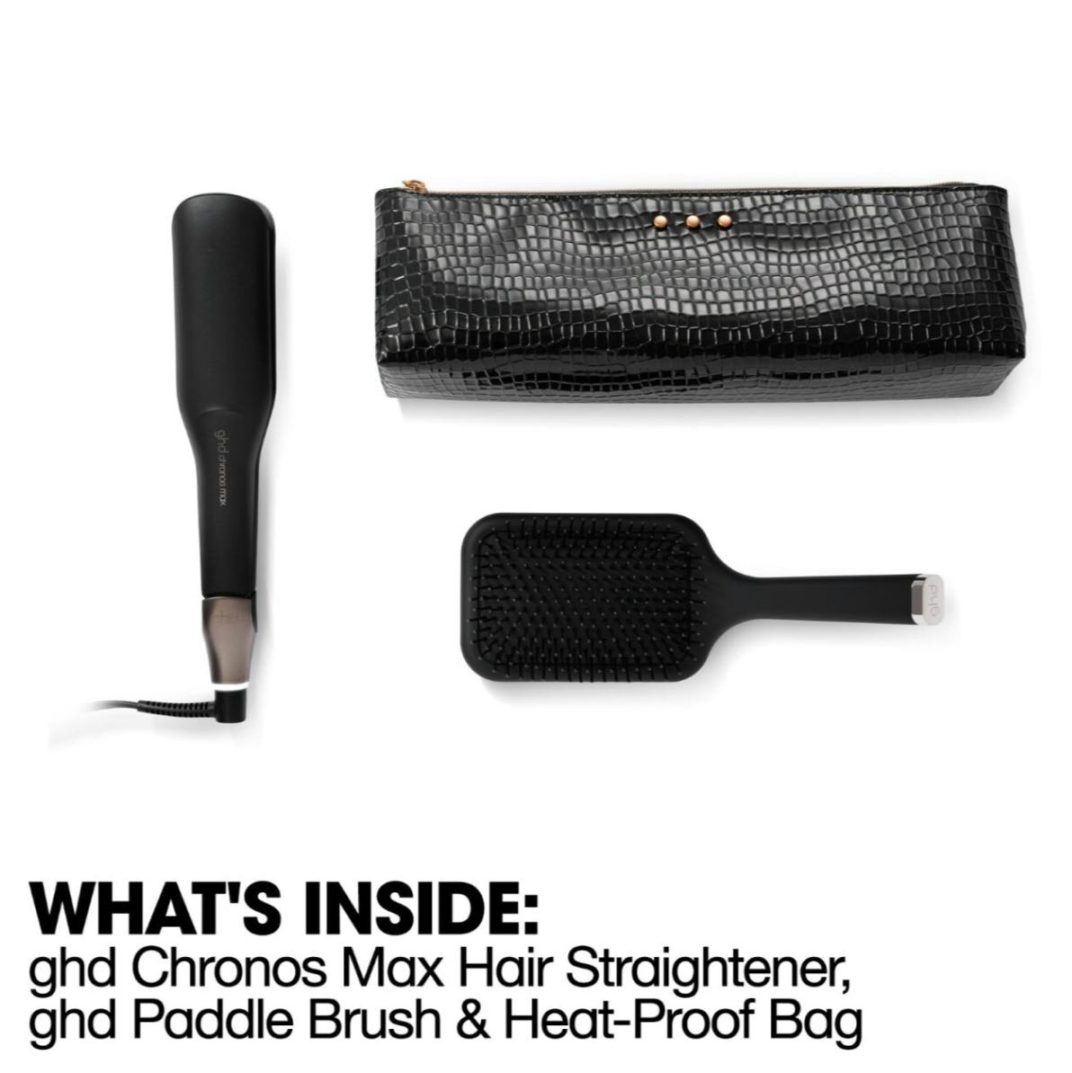 ghd Chronos Max Christmas Gift Set - Wide Plate Hair Straightener