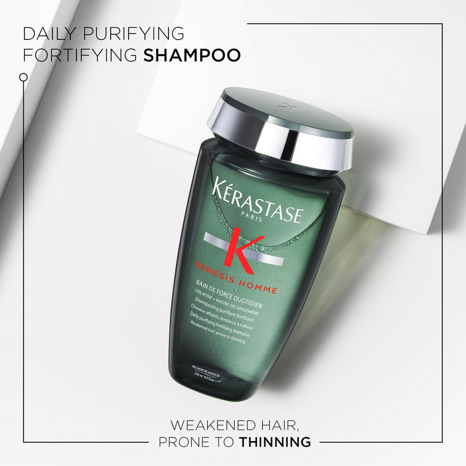 Genesis Homme Bain de Force Quotiden Shampoo 250ml