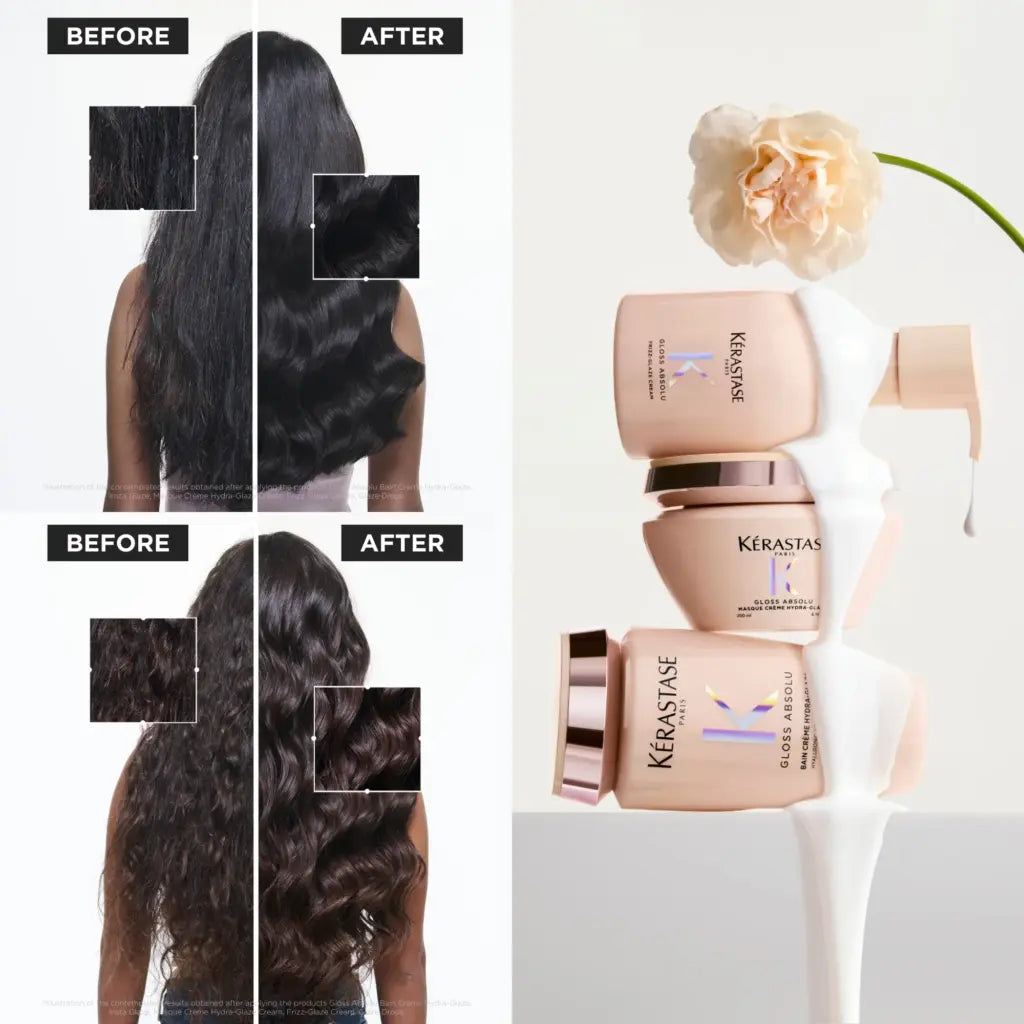 Gloss Absolu CRÈME DE LA CRÈME, Varmebeskyttende Anti-frizz Glaze Creme 240ml