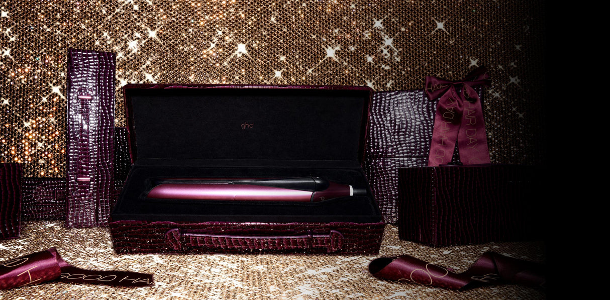 ghd Chronos Limited Edition Gift Set - Hair Straighteners in Cherry Chic