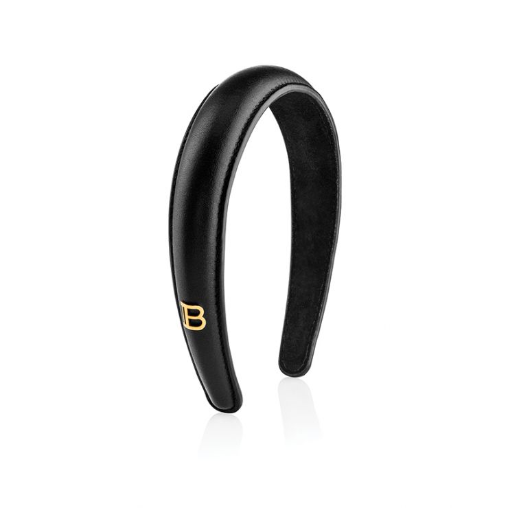 Puffed Blac Hairband