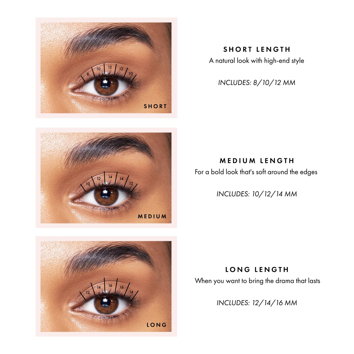 Lace it Up™ DIY Vegan Segment Lashes – Nude Natural Volume
