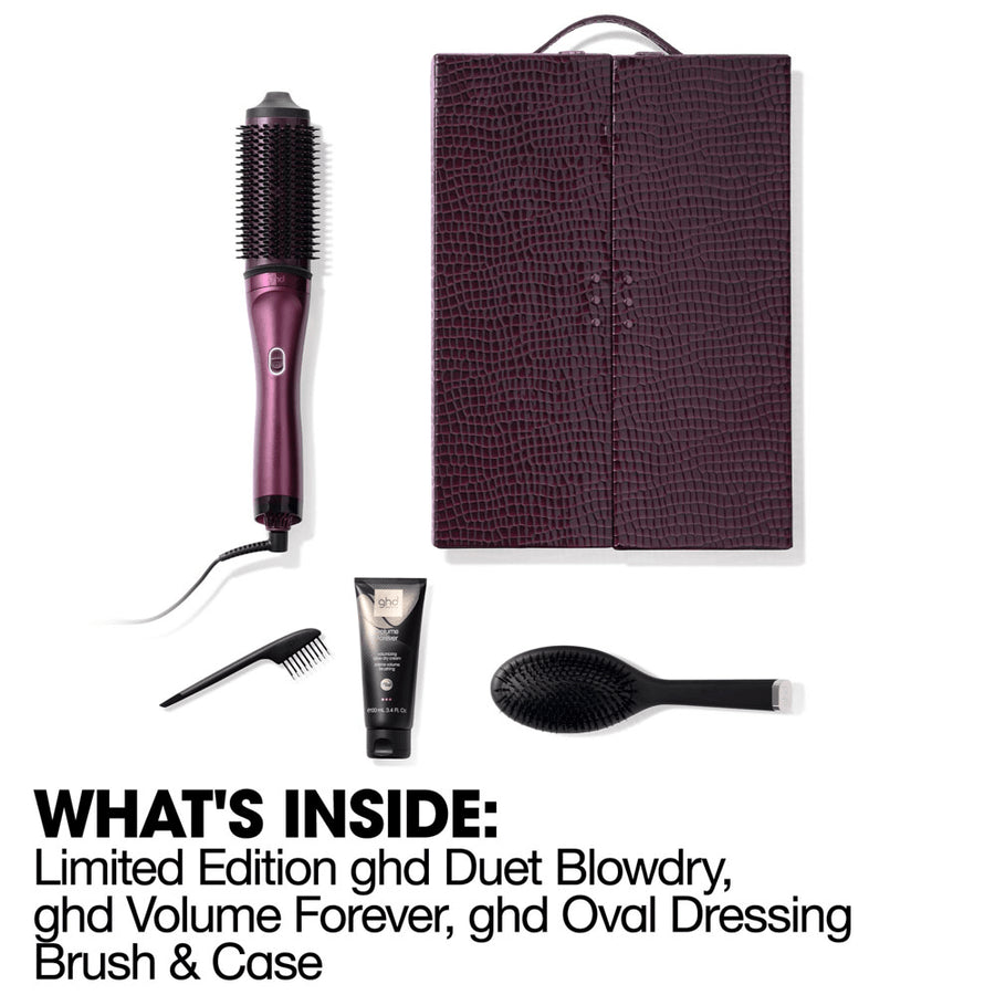ghd Duet Blowdry Limited Edition Gift Set - 2-in-1 Hair Dryer Brush in Cherry Chic