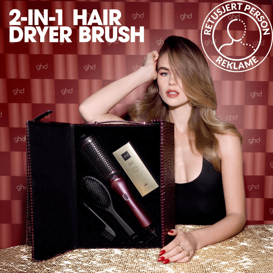 ghd Duet Blowdry Limited Edition Gift Set - 2-in-1 Hair Dryer Brush in Cherry Chic