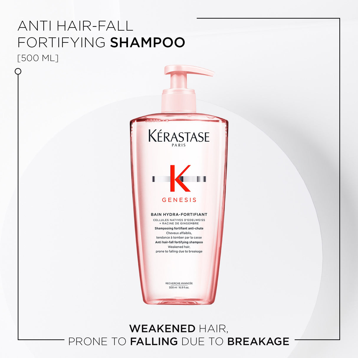 Genesis Bain Hydra Fortifiant Shampoo 500ml