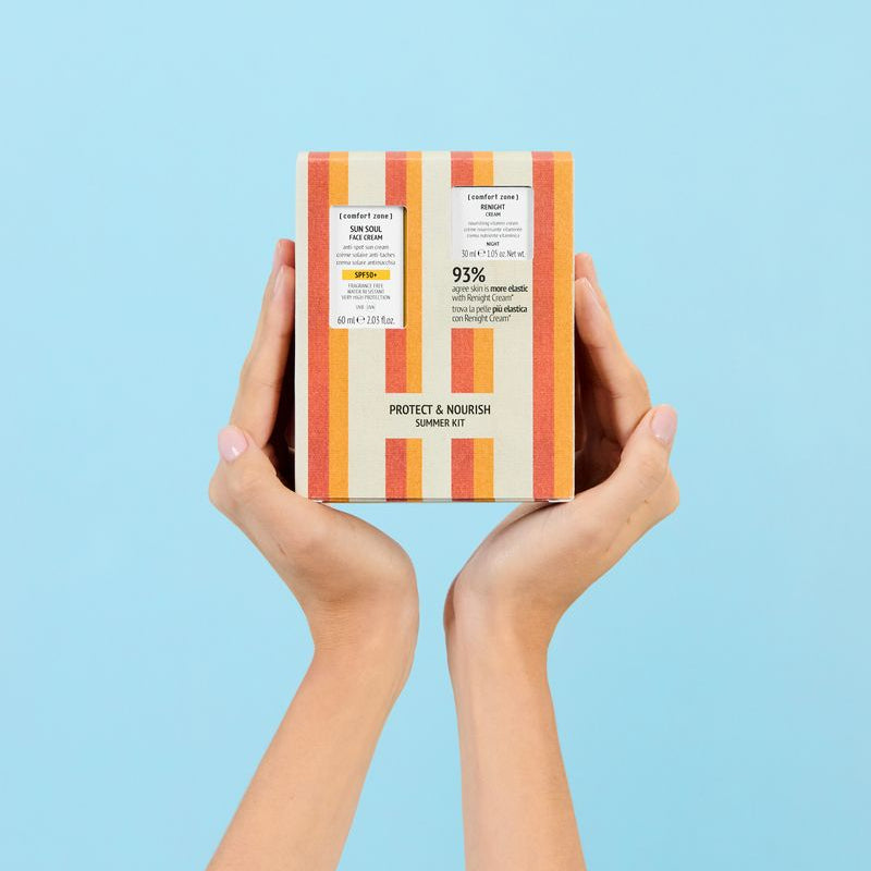 Summer Essentials Face Kit, Face Cream spf50 60ml + & Face Mist 100ml - Protect & Glow