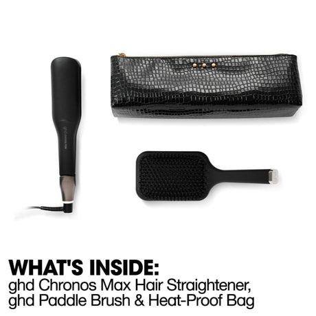 ghd Chronos Max Christmas Gift Set - Wide Plate Hair Straightener