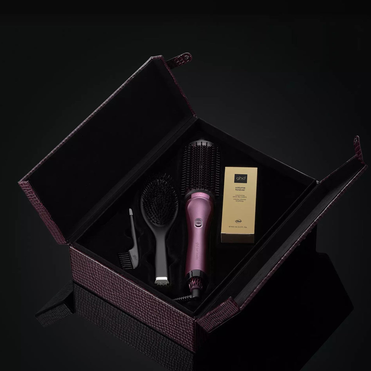 ghd Duet Blowdry Limited Edition Gift Set - 2-in-1 Hair Dryer Brush in Cherry Chic