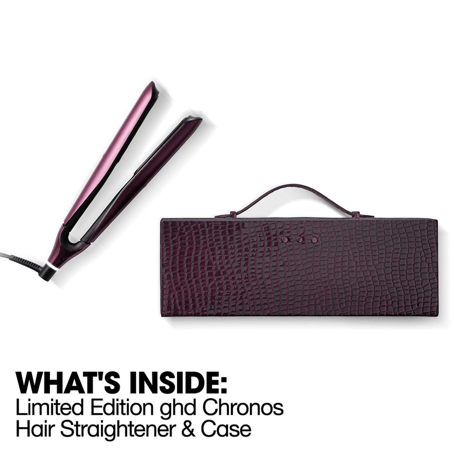 ghd Chronos Limited Edition Gift Set - Hair Straighteners in Cherry Chic