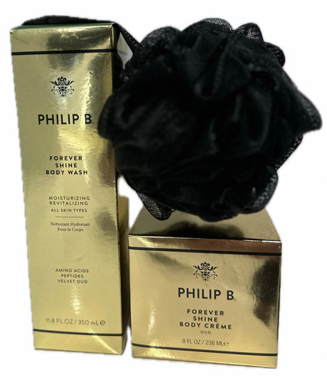 Forever Shine Body Collection - Body wash, Body Creme og Bade Spounge
