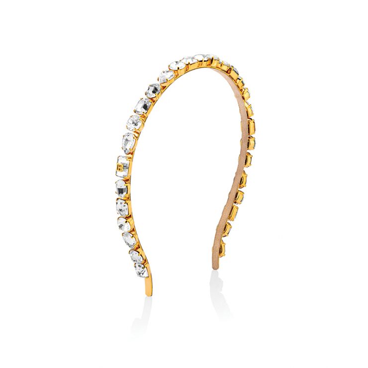 Eclat Headband Small 18k gold with Swarowski diamonds