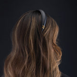 Puffed Black Hairband