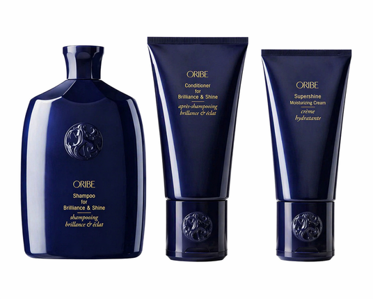 The Supershine Ritual (hydration shampoo, balsam & krem)