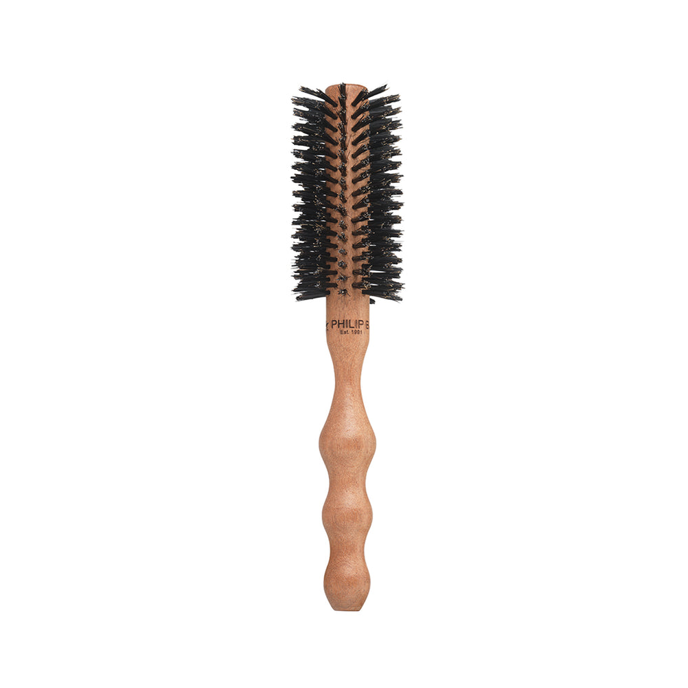 Round Hairbrush (Medium 55mm), with duster bag.