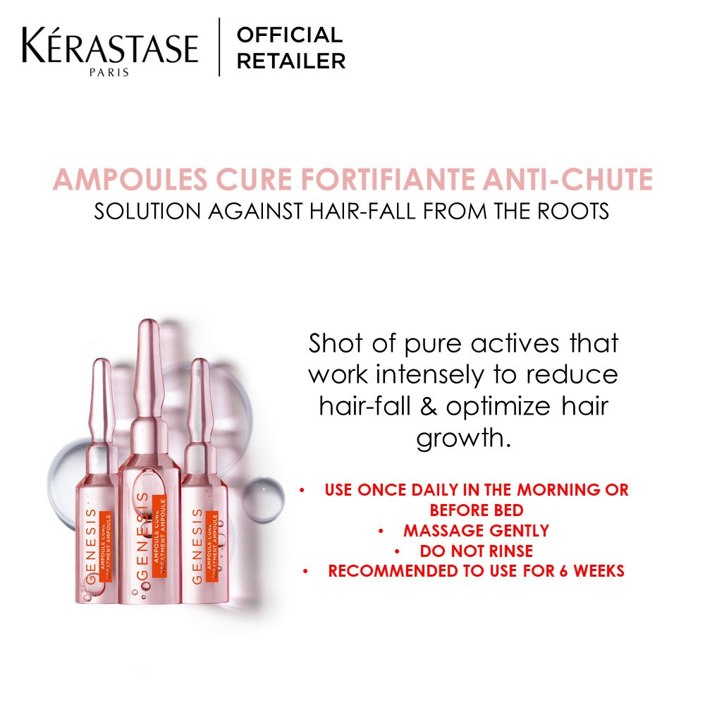 Genesis Ampoules Cure Fortifiants Anti-Chute