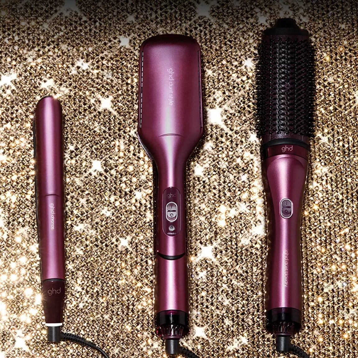 ghd Duet Blowdry Limited Edition Gift Set - 2-in-1 Hair Dryer Brush in Cherry Chic