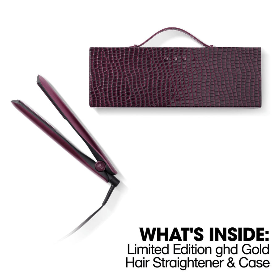 ghd Gold Limited Edition Gift Set - Hair Straighteners in Cherry Chic