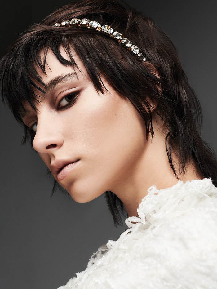 Eclat Headband Small 18k gold with Swarowski diamonds