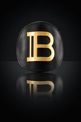 Balmain Limited Edition Genuine Leather Hair Clip Gold B
