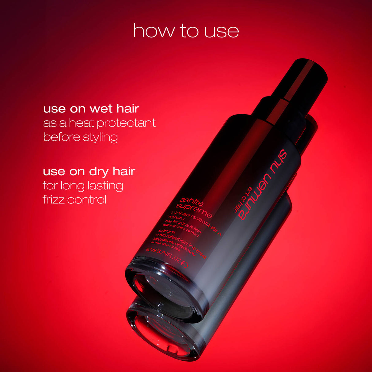 Ashita Supreme Smoothing Haircare Set - Shampoo, Conditioner & Serum